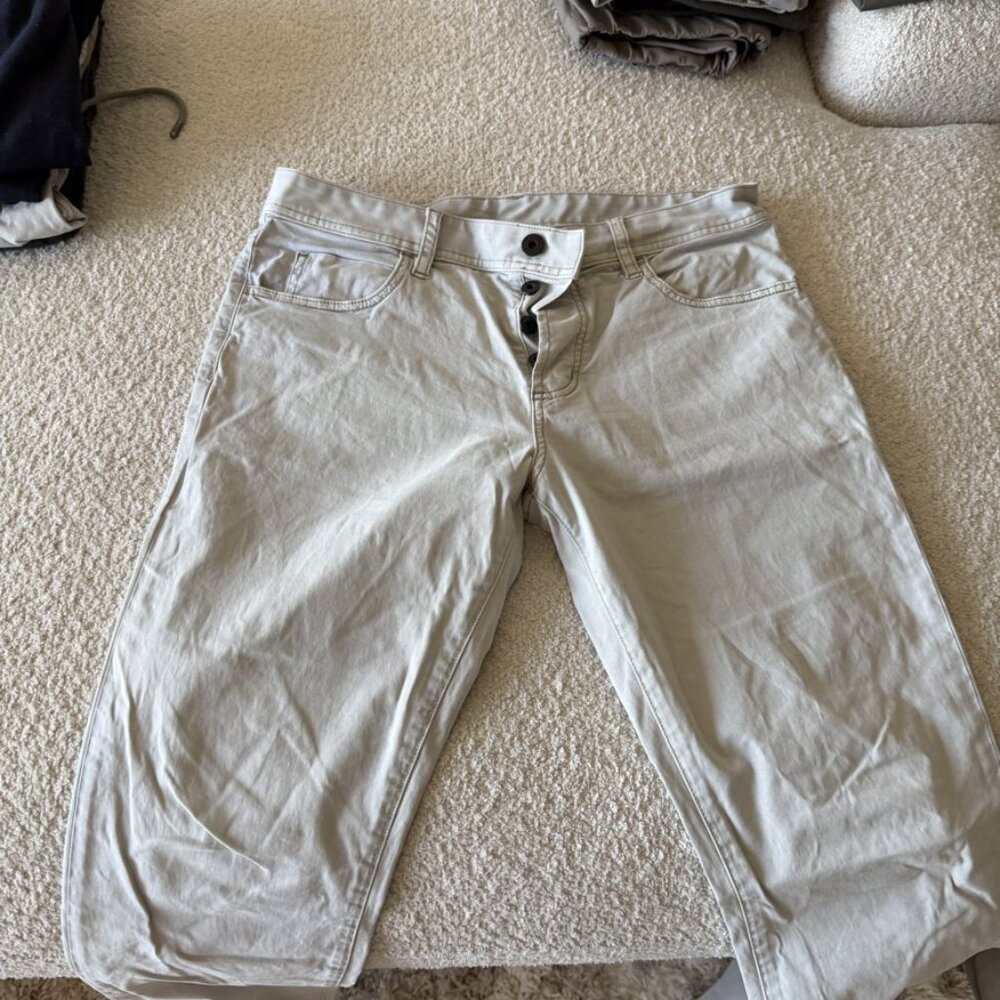 James Perse Brushed Twill Pants Size 1 Stone Beige